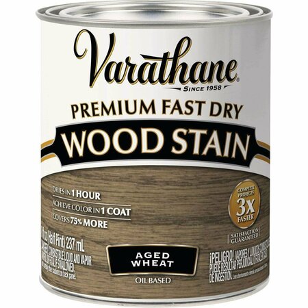 VARATHANE Fast Dry Aged Wheat Urethane Modified Alkyd Interior Wood Stain, 1/2 Pt. 333612